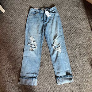Vici High Rise 90s Straight Denim Jeans NWT